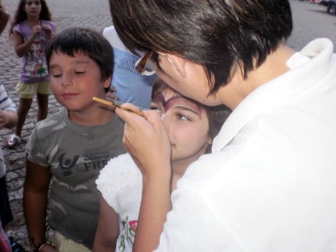 bimbi-al-trucco
