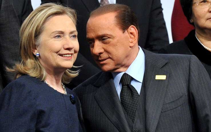 clinton berlusconi