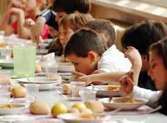 mensa bambini a tavola
