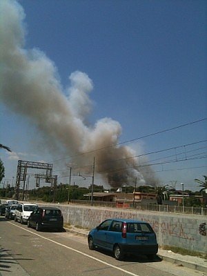 incendio pineta chiatona