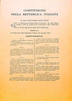 Costituzione della Repubblica Italiana