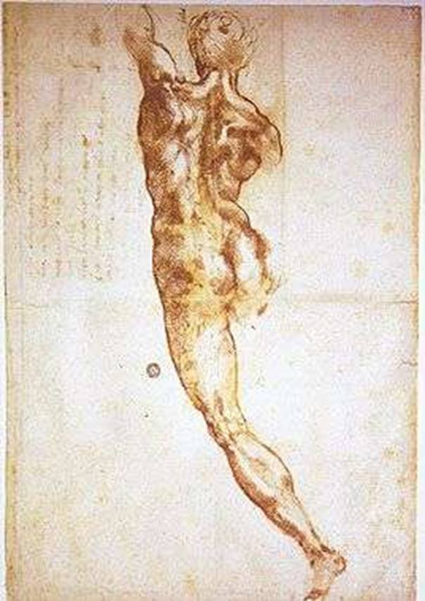 Michelangelo Nudo di schiena