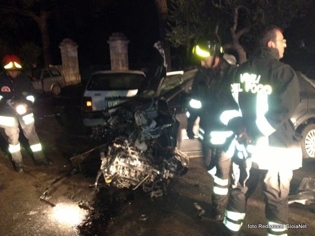 incidenrte gioia-montursi motore