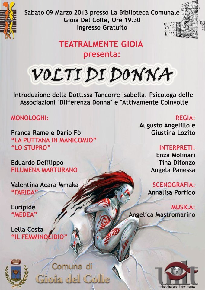 teatralmente gioia volti di donna