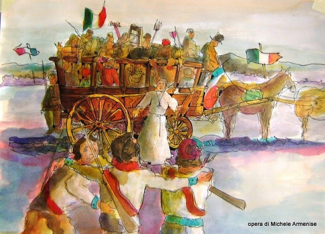 francesco nullo partenza da bergamo per milano