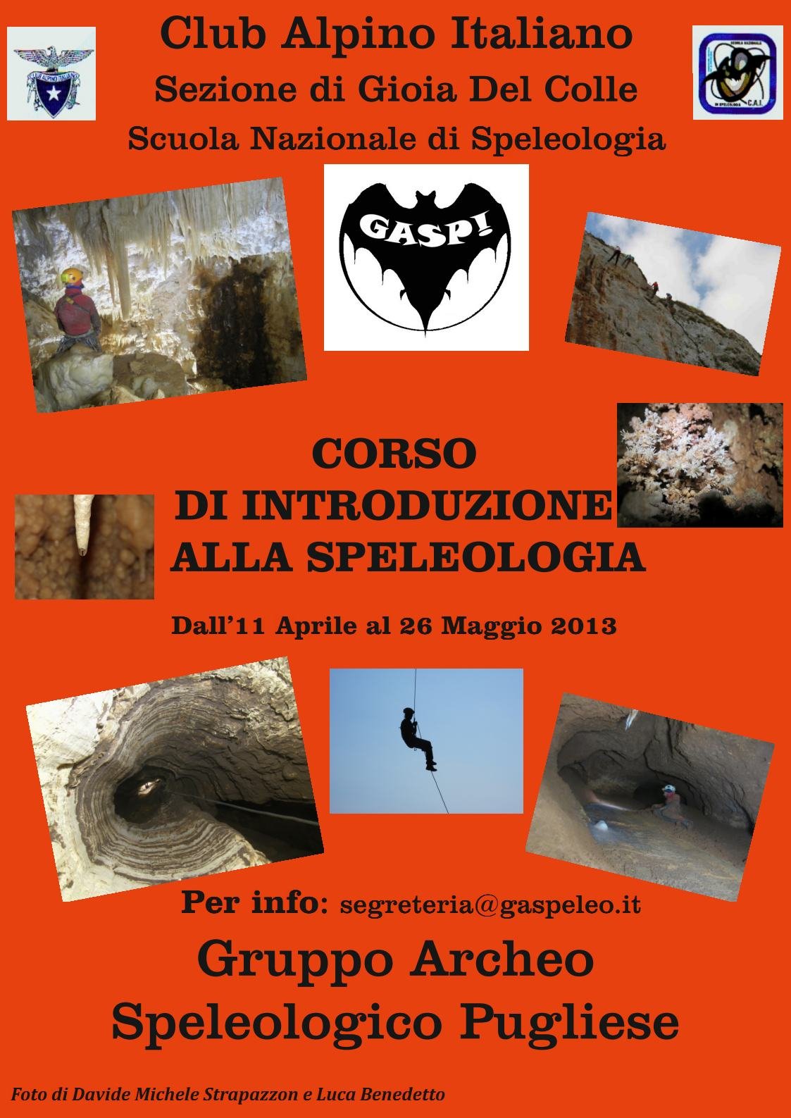 gasp corso speologia