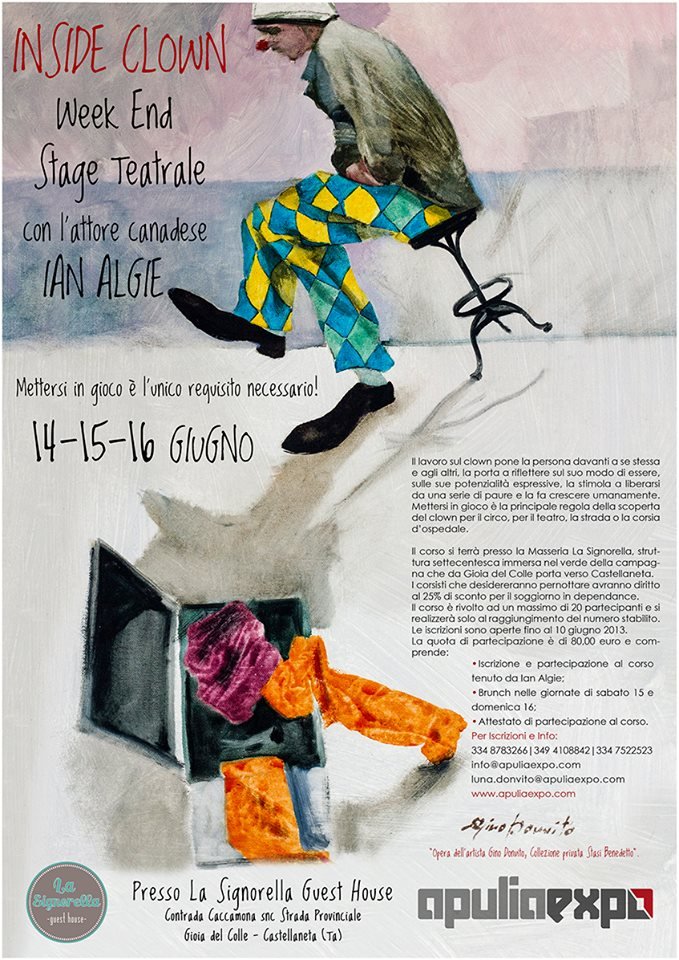 clown stage teatrale