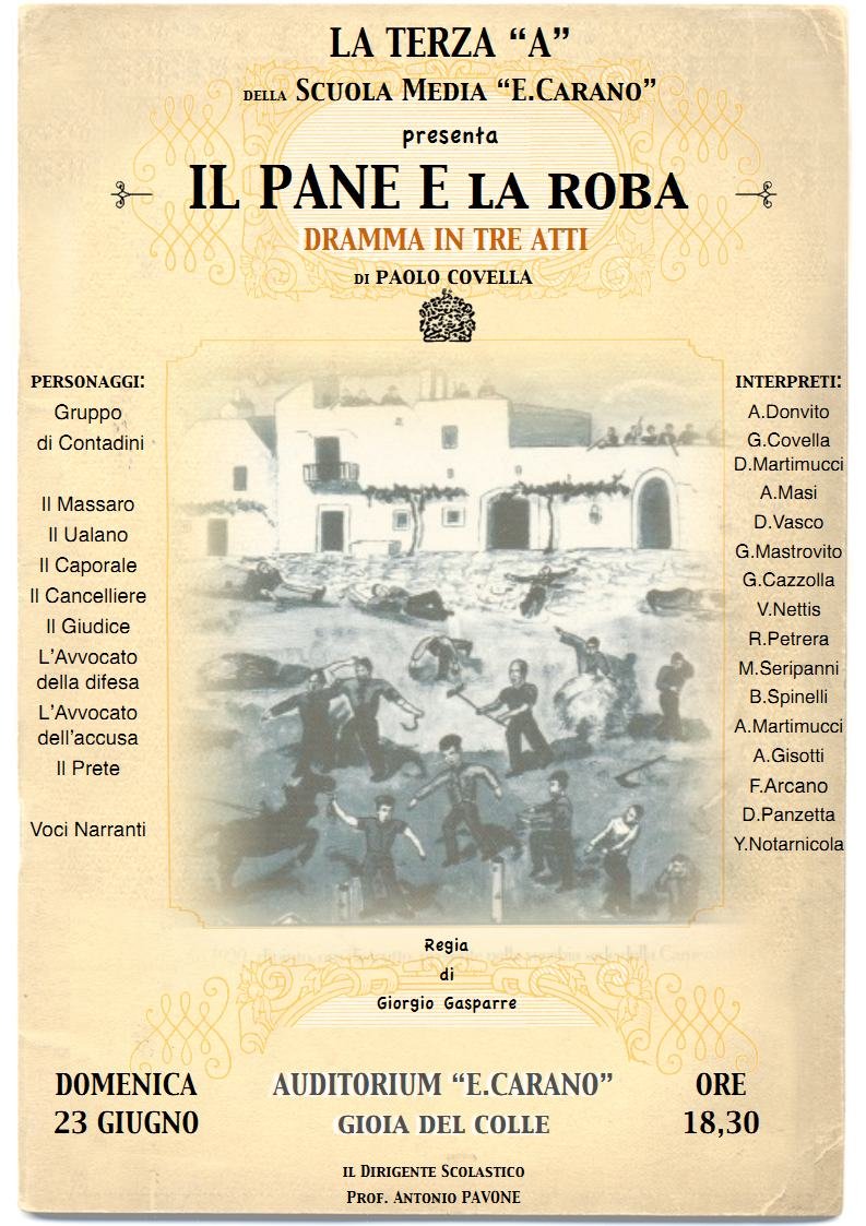 IL pane e la roba Page1