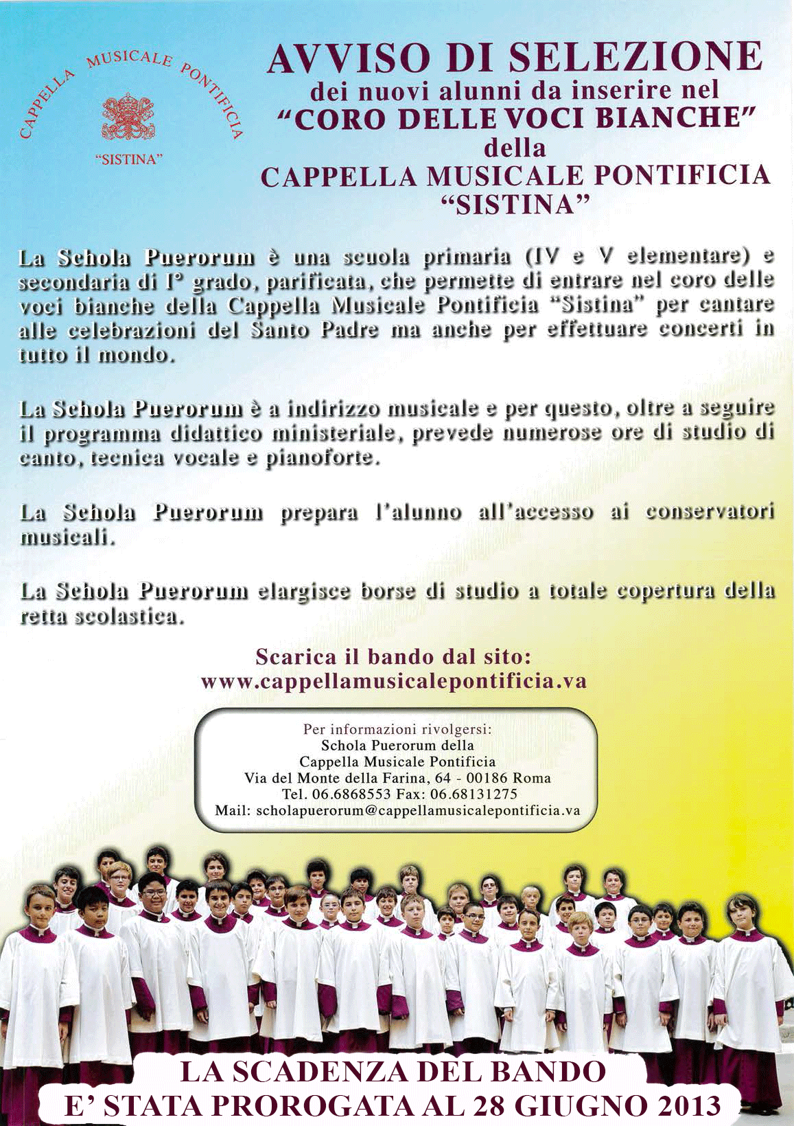 avviso di selezione 2013