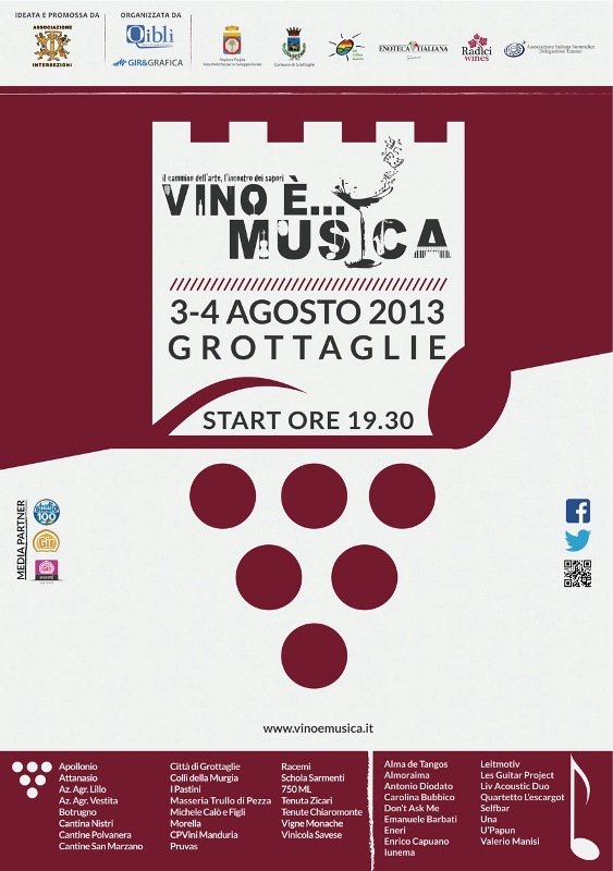 vino e musica